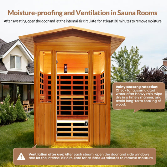 Red Cedar Infrared Sauna Room