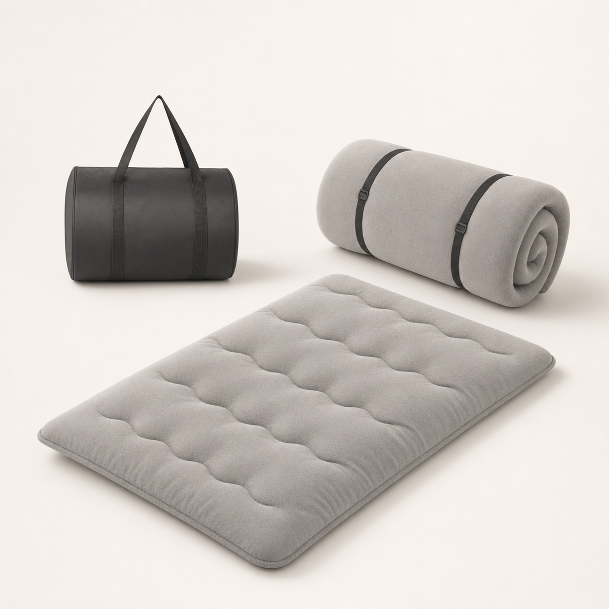 Futon Mattress with Washable Cover and Carry Bag-Full Size