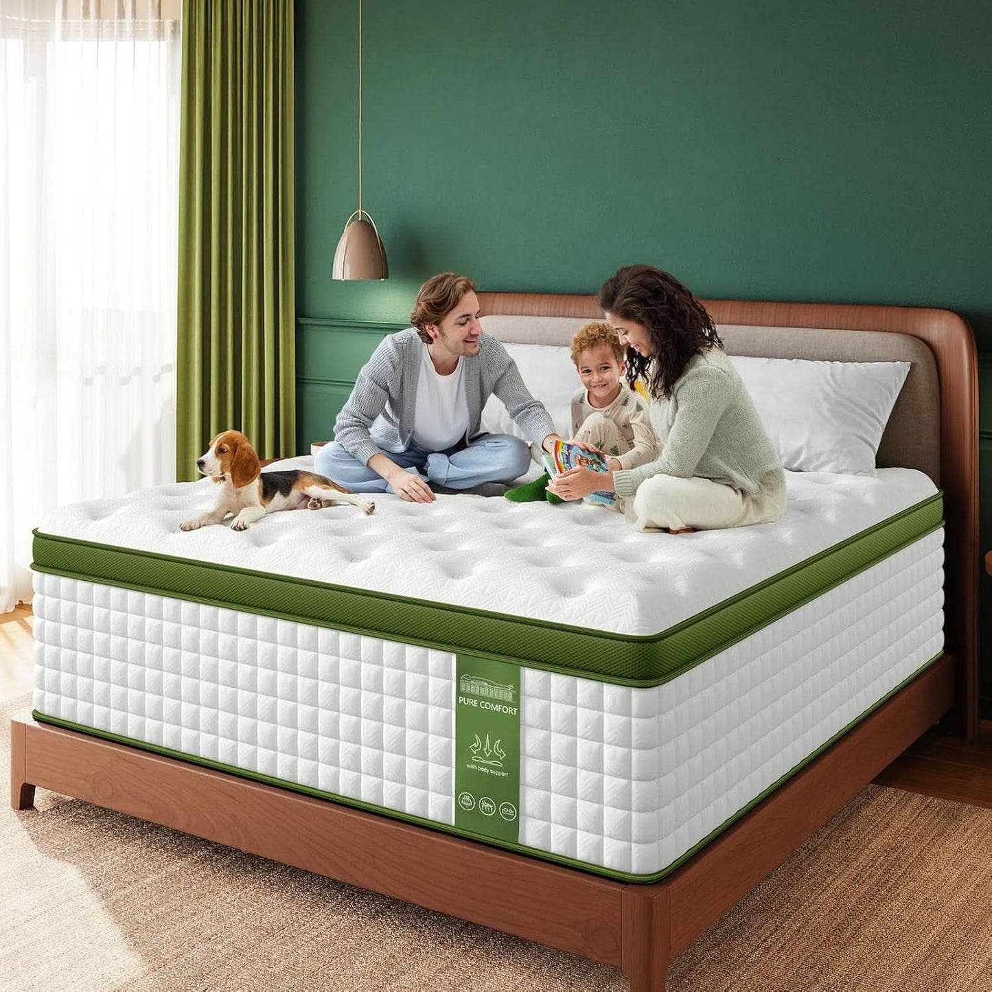 Cooling Gel Mattress Designed for Side Sleeper Support