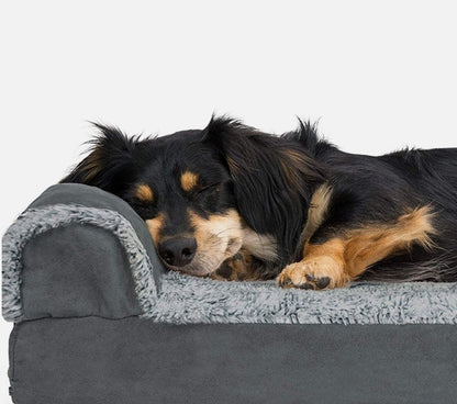L-Shaped Pet Memory Foam Mattress Removable And Washable