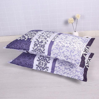 2pcs Silk Pillowcase For Hair And Skin With Hidden Zipper Print Pillow Case Adult Thick Pillow Case For Home Decor King Size Pillow Case