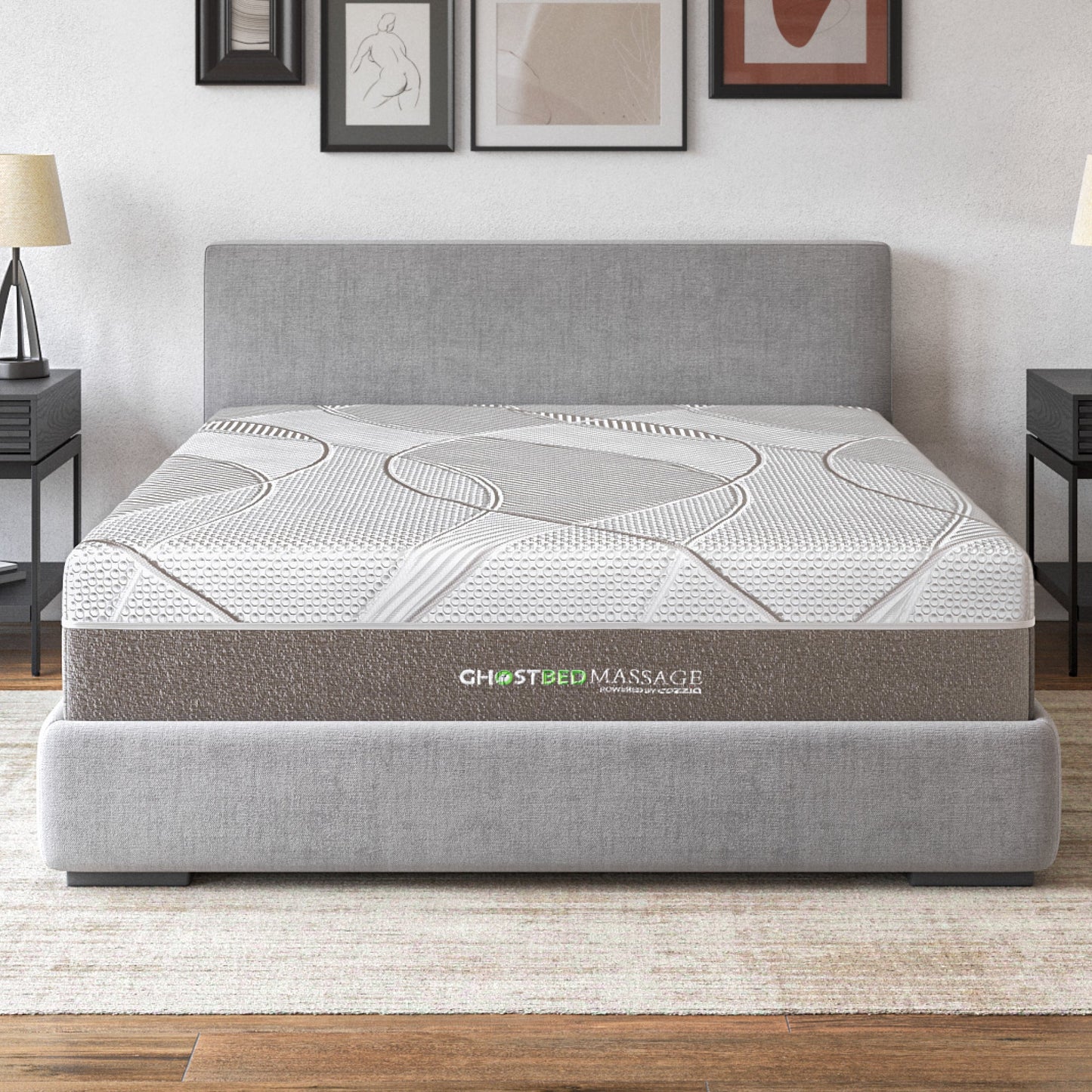 Ghostbed massage and Cooling mattress *Great for back pain and side sleepers*