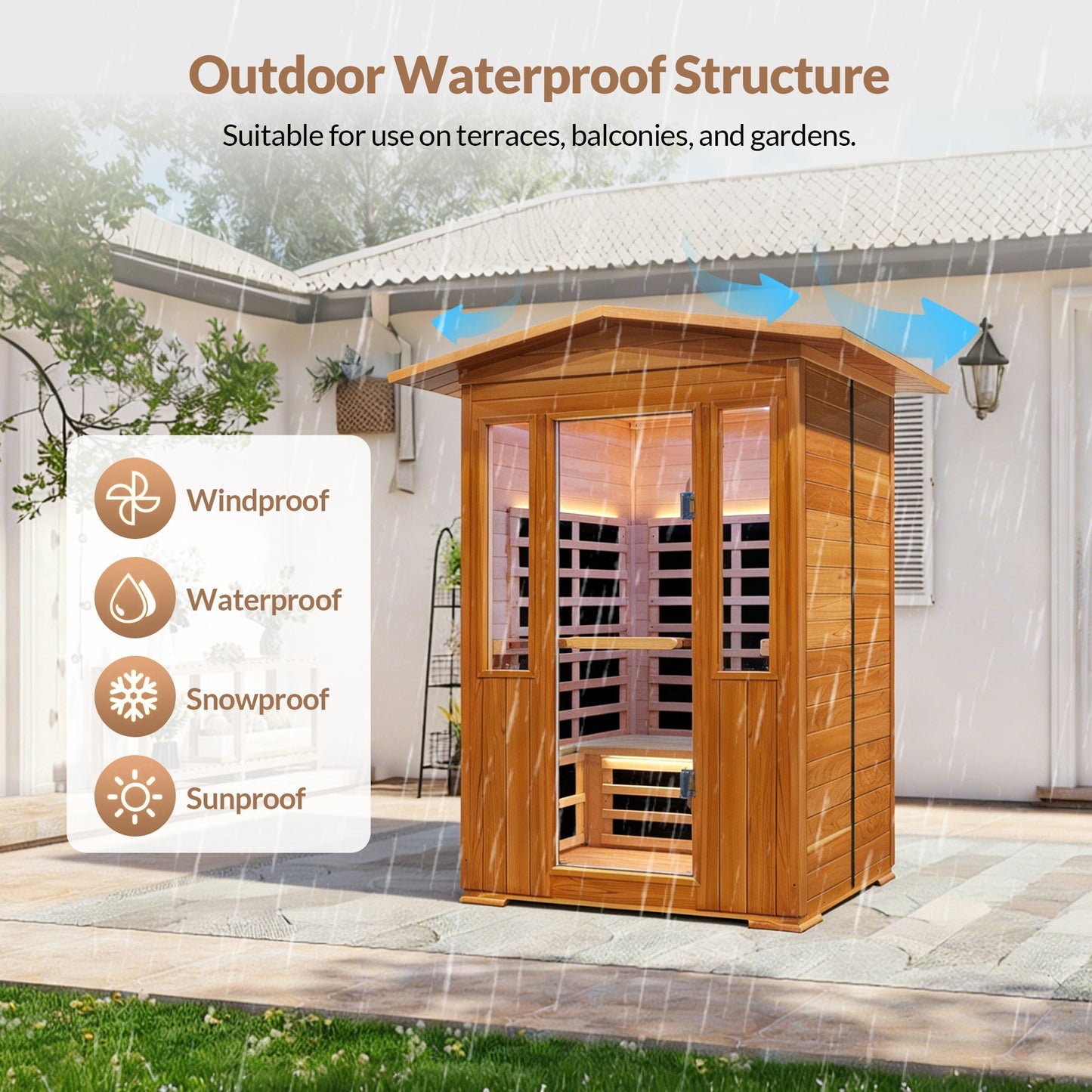 Red Cedar Infrared Sauna Room