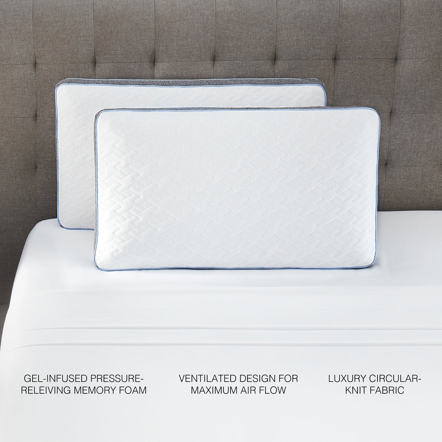Restonic ComfortCare Plush with Premium Comfort Bedding Bundle