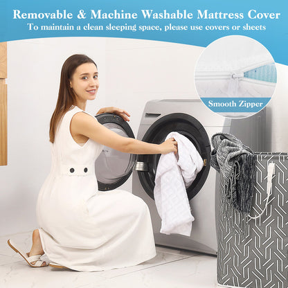 Gel Infused Memory Foam Mattress Topper Twin Size