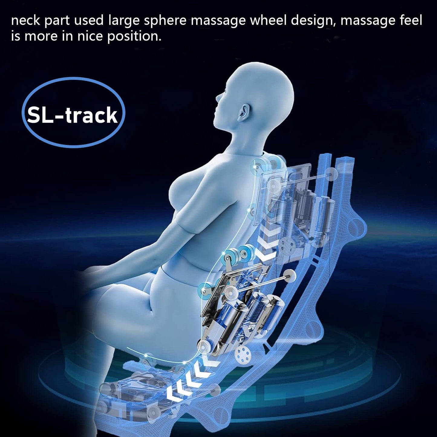 Leather Zero Gravity Massage Chair