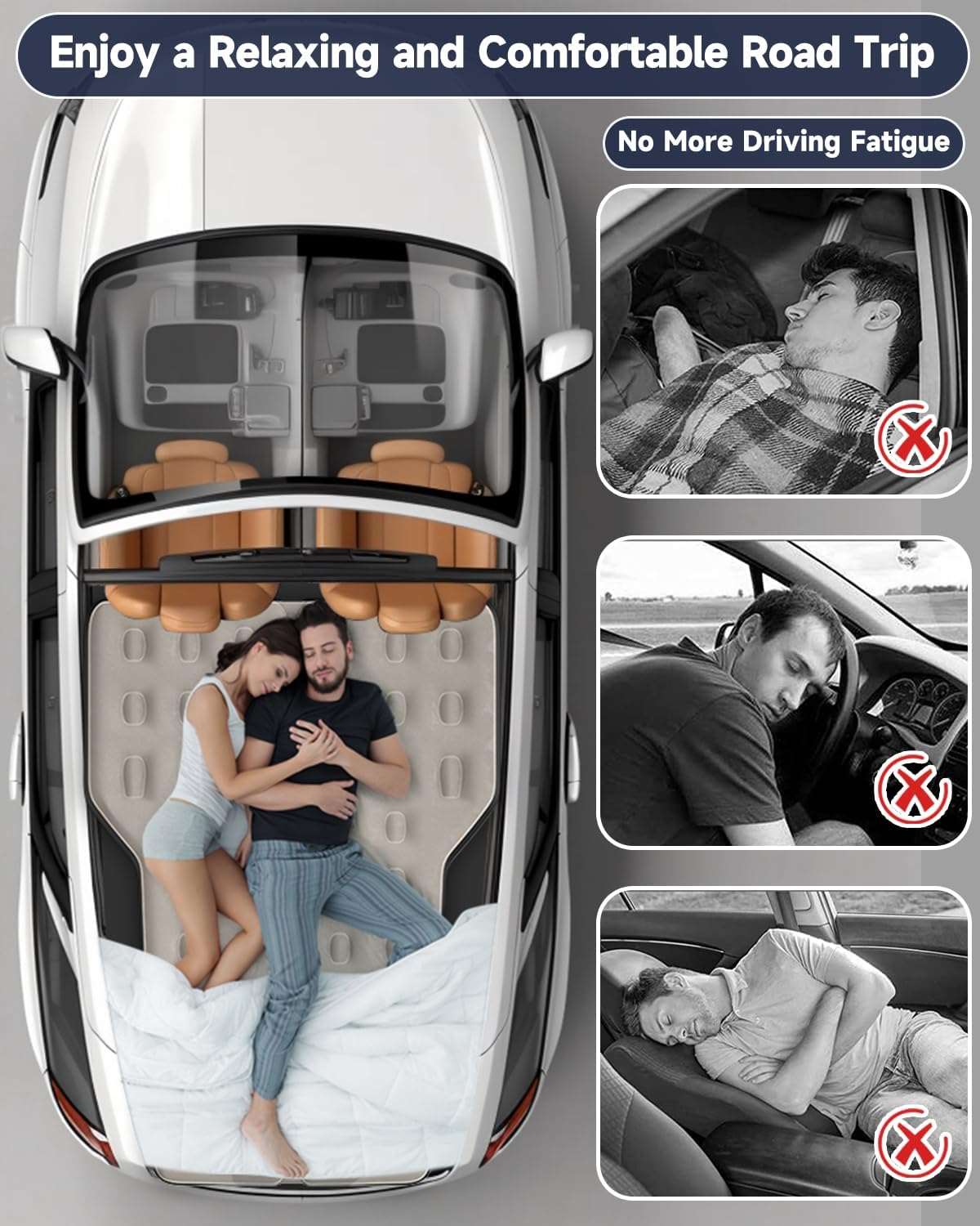 Umbrauto Thickened  SUV Back Trunk Air Mattress