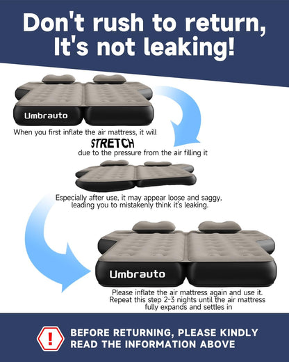 Umbrauto Thickened  SUV Back Trunk Air Mattress