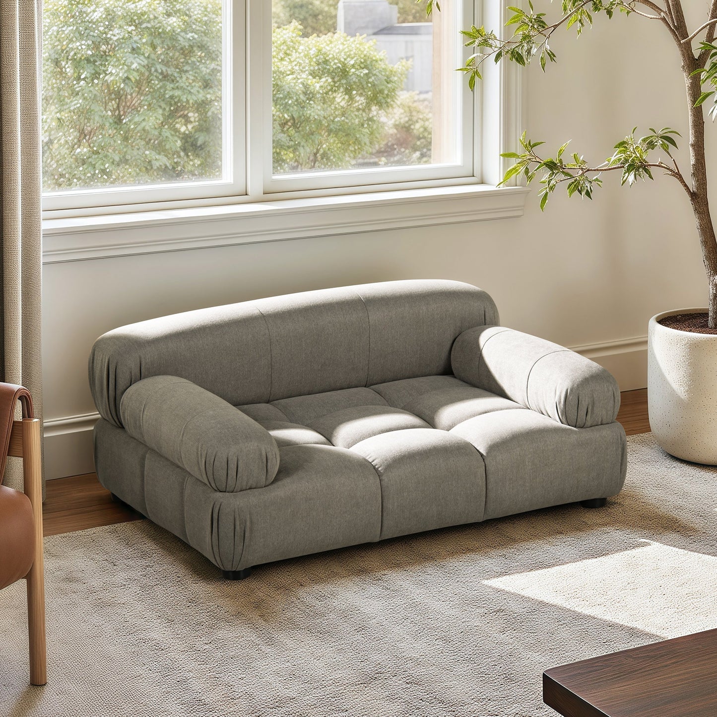 Marcel Upholstered Modern Pet Bed