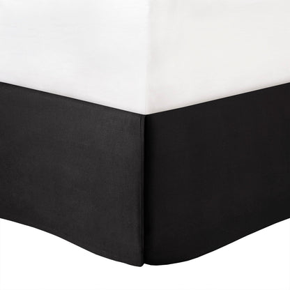 7 Piece Tufted Comforter Set Black Queen