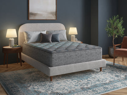 Restonic comfort care 13' hybrid mattress, individual pocketed coil mattress , firm comfort