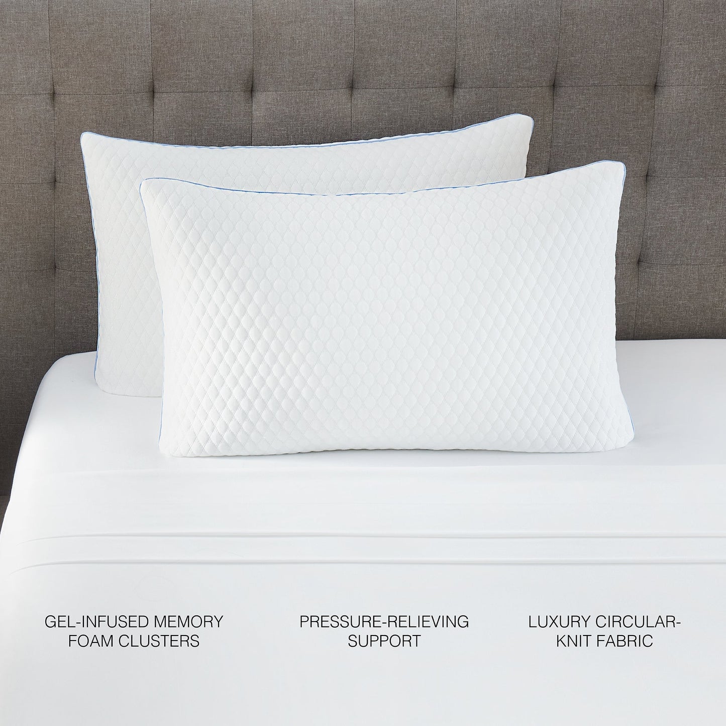 Restonic ComfortCare Plush with Premium Comfort Bedding Bundle