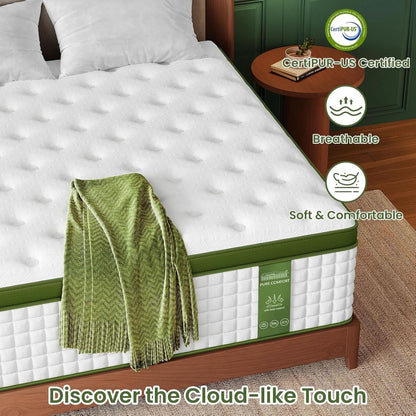 Cooling Gel Mattress Designed for Side Sleeper Support