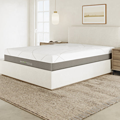 Ghostbed massage mattress hybrid profile
