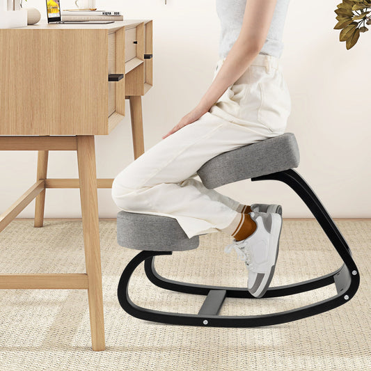 Wooden Ergonomic Rocking Kneeling Chair