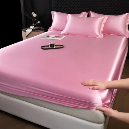 100% Mulberry Silk Fitted Luxury Sheet Set with Pillowcase