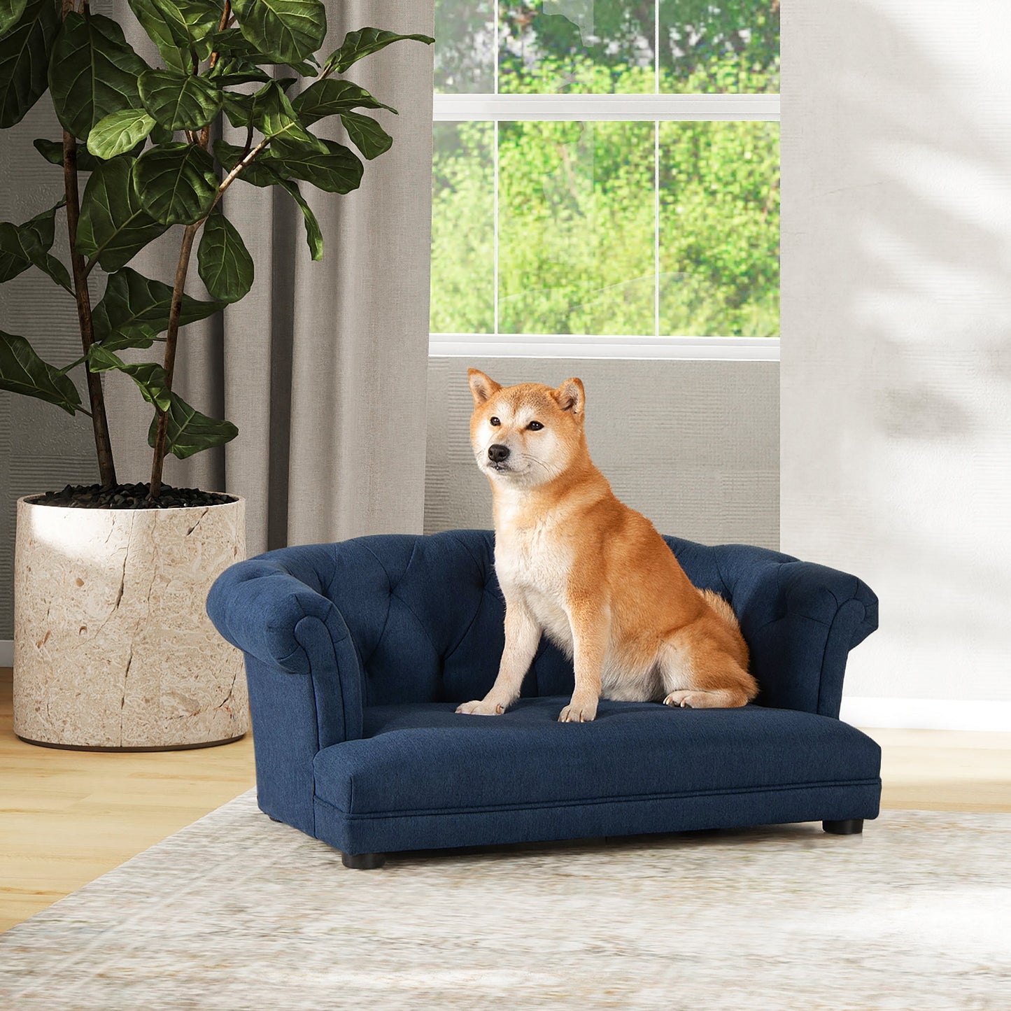 Kiki 36.5' Chesterfield Pet Sofa Bed