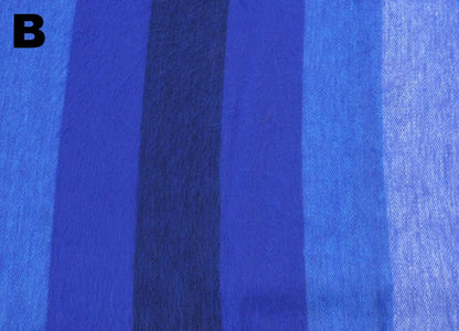 Alpaca Bed Blanket - Striped