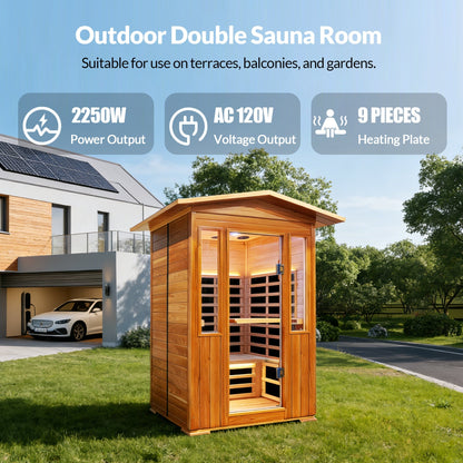 Red Cedar Infrared Sauna Room