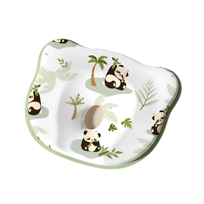 Baby Head Shaping Pillow - Prevent Flat Head Syndrome | Memory Foam Newborn Sleep Support 0-12 Months