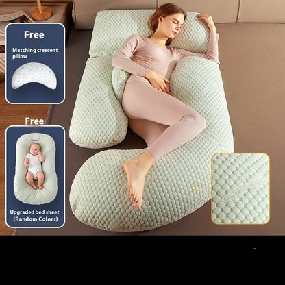 Maternity Pillow – Waist Support Side-Sleeping Cushion for Pregnancy Comfort