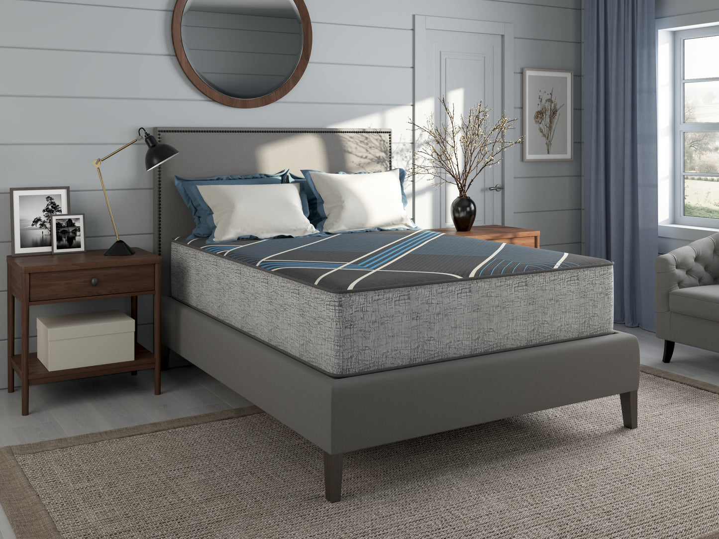 Restonic Hybrid Mattress Tempagel Luxury firm mattress