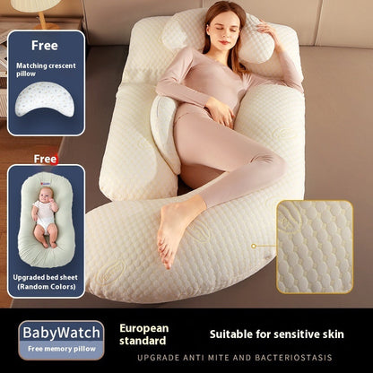 Maternity Pillow – Waist Support Side-Sleeping Cushion for Pregnancy Comfort
