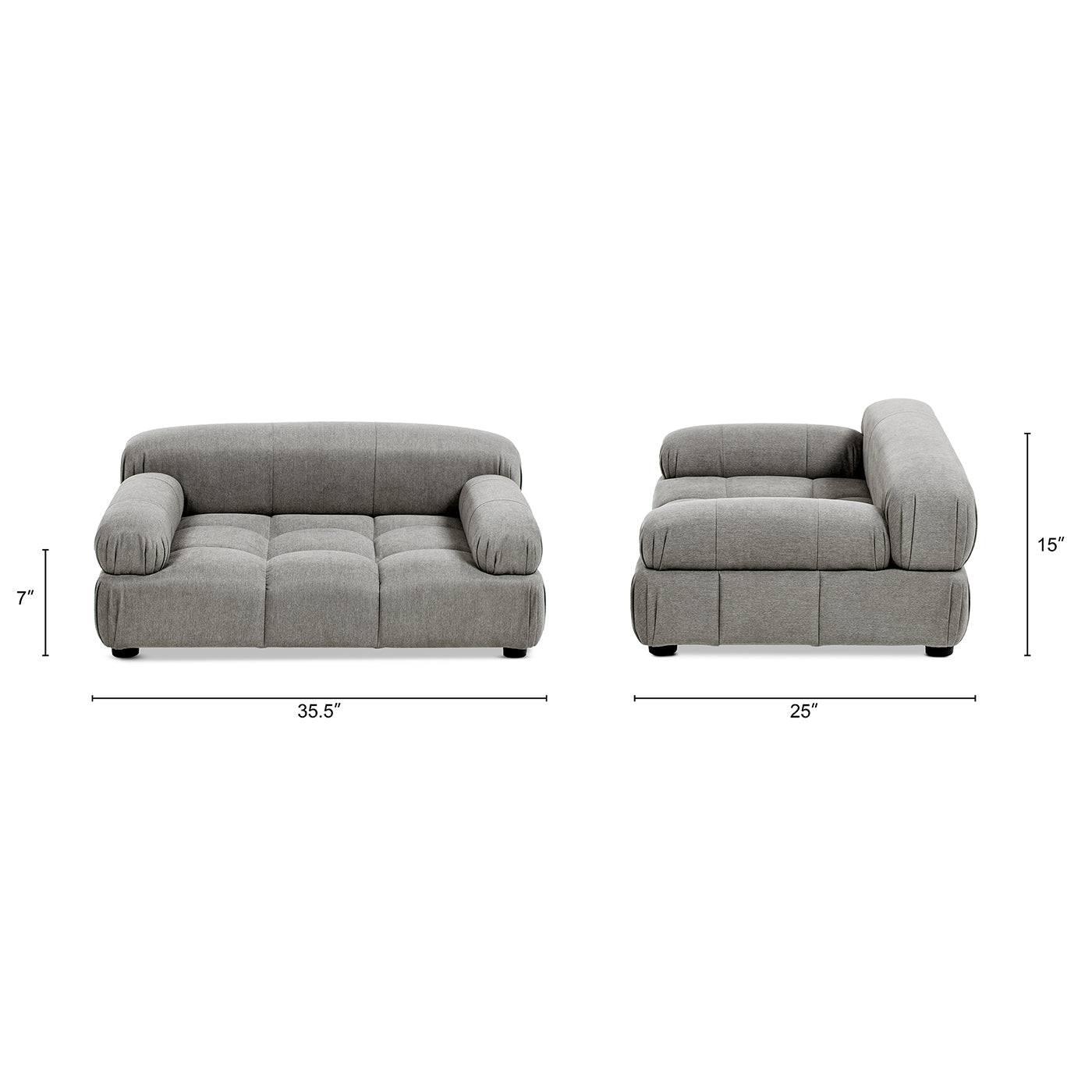 Marcel Upholstered Modern Pet Bed