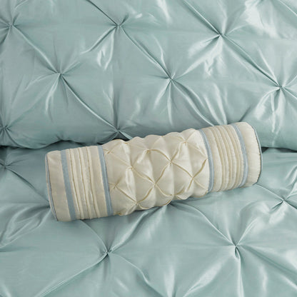7 Piece Tufted Comforter Set Seafoam California King