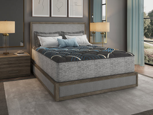 Restonic comfort care 14' hybrid mattress, individual pocketed coil mattress , firm comfort