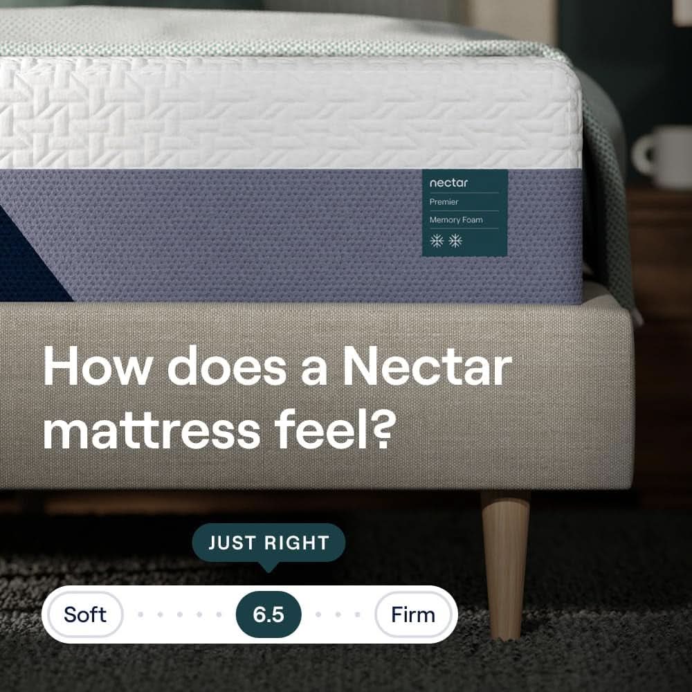Nectar Cooling Memory Foam Mattress with Pressure Relief