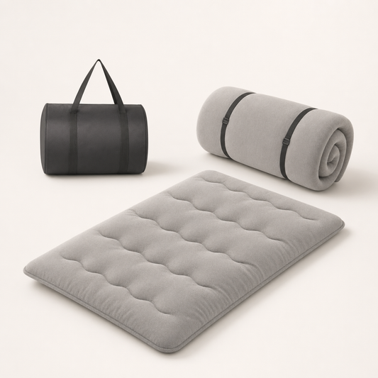 Futon Mattress with Washable Cover and Carry Bag-Full Size