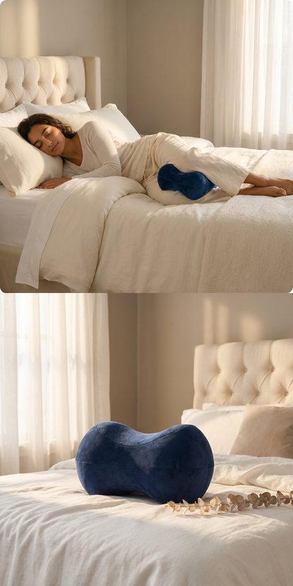 New Brand Memory Foam Knee Pillow Orthopedic Leg Pillow Bed Cushion Support Pain Relief Protect Knee Legs Orthopedic Knee Pillow for Sciatica Relief Back Pain Leg Pain Pregnancy Hip Joint Pain Soothing Pain Relief for Sciatica Back Hips Knees Joints