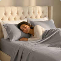 Full size Silver Grey 100-Percent Egyptian Cotton 1000 Thread Count Sheet Set