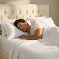 Twin 3-Piece Egyptian 100-Percent Cotton 1000 Thread Count Sheet Set - White