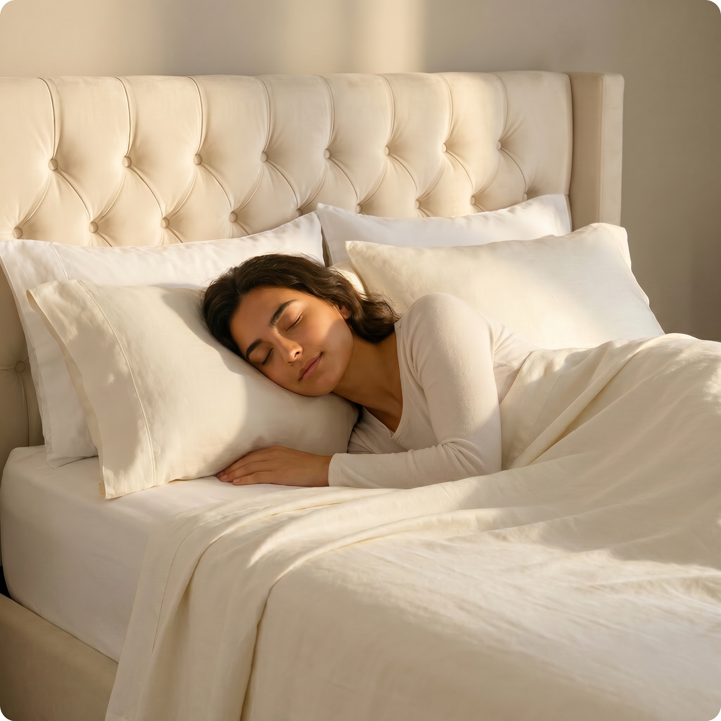 King Ivory 100-Percent Egyptian Cotton 1000 Thread Count 4-Piece Sheet Set